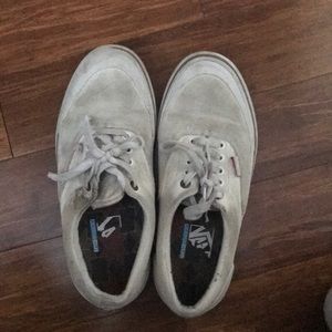 Vans white shoes (suede)